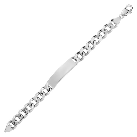 SILVER MENS ID BRACELET BTBM20