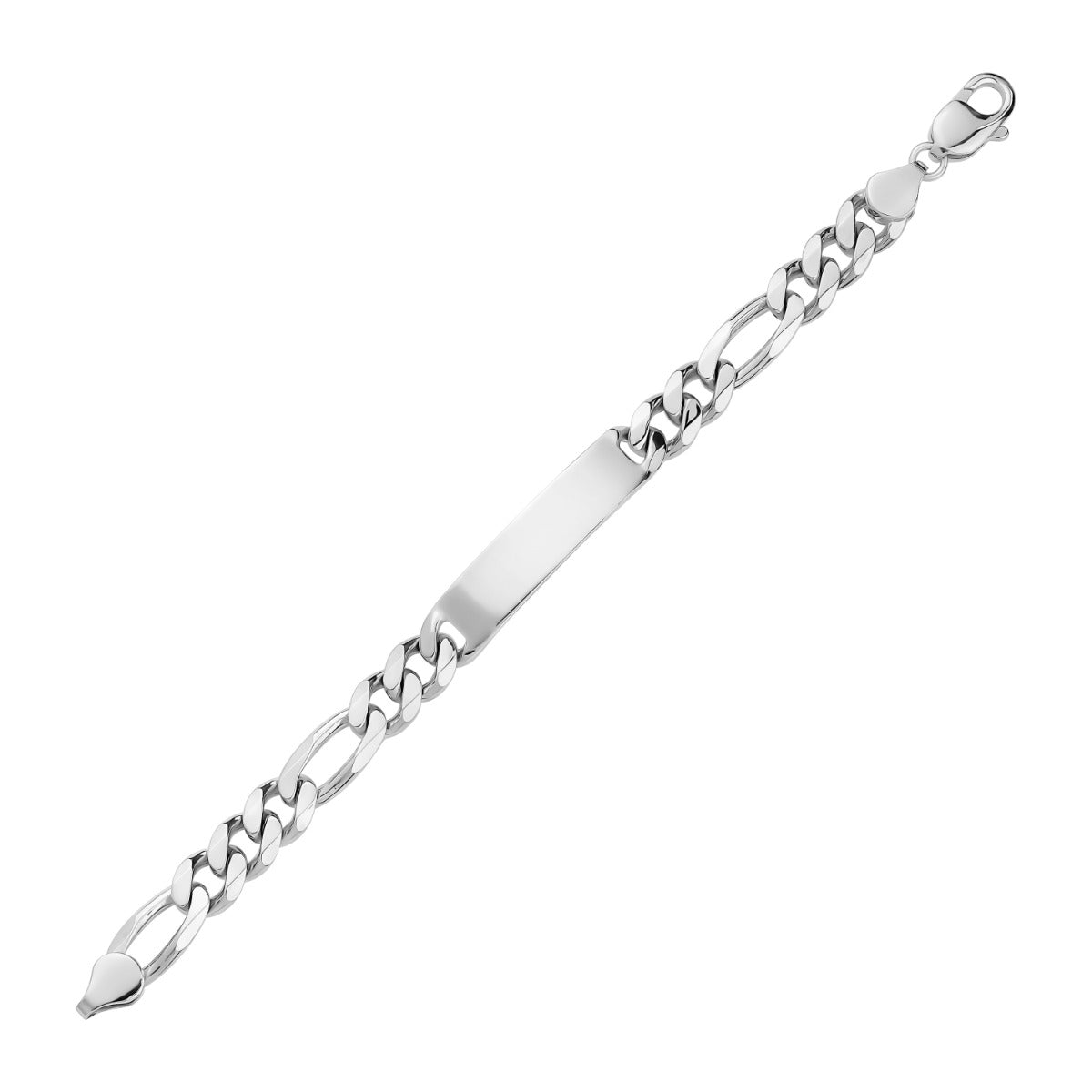 SILVER MENS ID BRACELET BTBM8