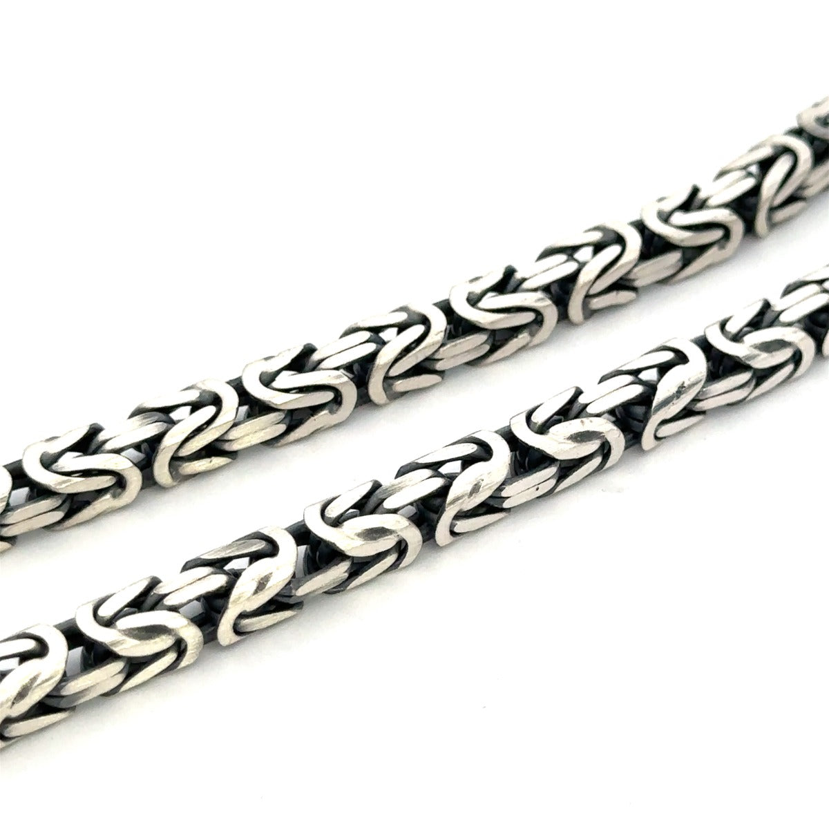 SILVER GUN METAL CHAIN BZ140 8LGM
