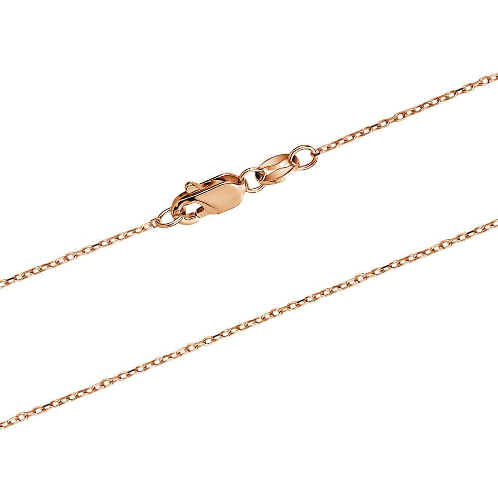 10K ROSE CABLE CHAIN 0.85MM