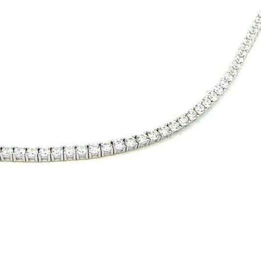 SILVER CZ TENNIS BRACELET 3MM CH03102