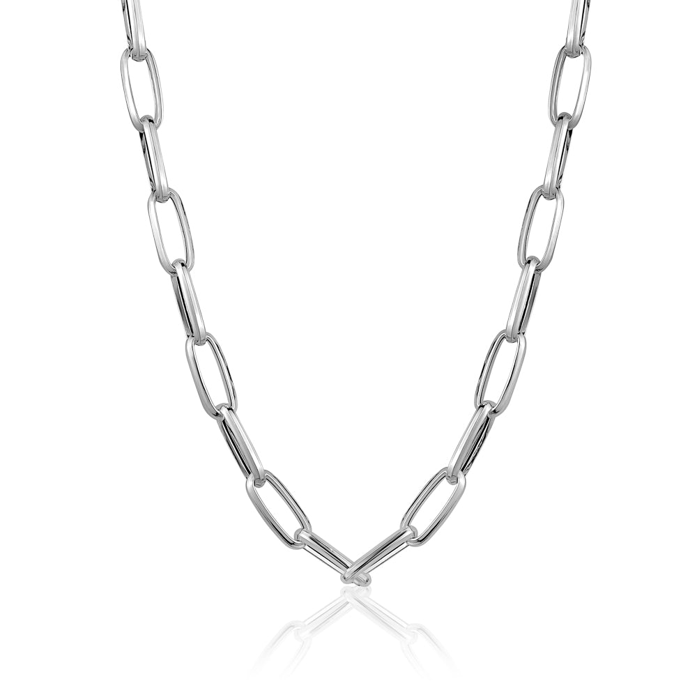 STERLING SILVER PAPER CLIP CHAIN CHD037B