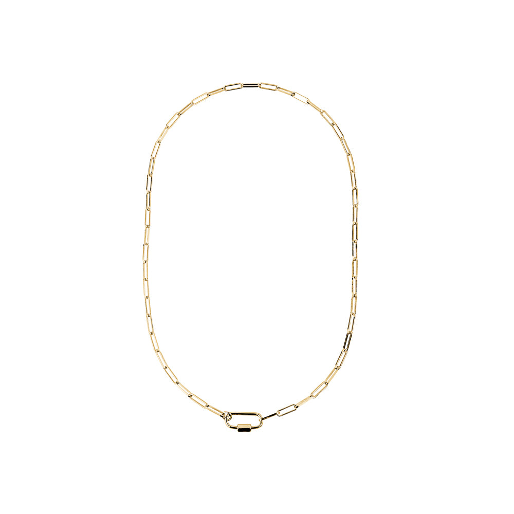 STERLING SILVER GOLD PLATED NECKLACE CLCHUIS
