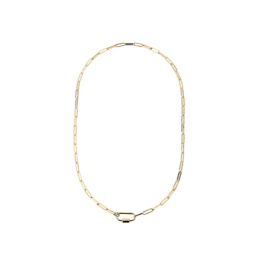 STERLING SILVER GOLD PLATED NECKLACE CLCHUIS