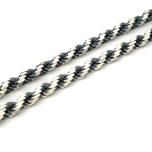 SILVER GUN METAL CHAIN DC140GM