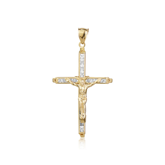 10K CZ CRUCIFIX CR04