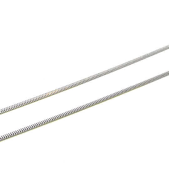 SILVER SLINKY SNAKE CHAIN 1.6mm