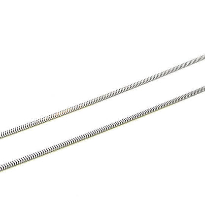 SILVER SLINKY SNAKE CHAIN 1.6mm