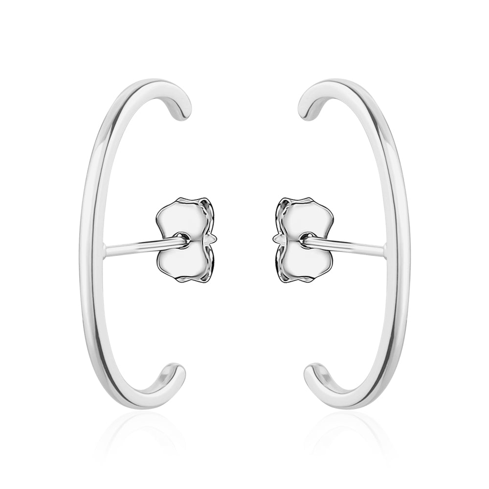 STERLING SILVER  EAR LOBE HUGGER STUDS