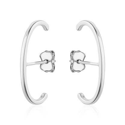 STERLING SILVER  EAR LOBE HUGGER STUDS