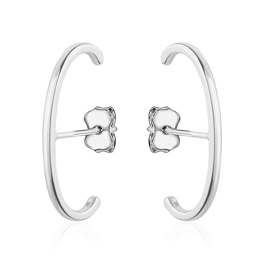 STERLING SILVER  EAR LOBE HUGGER STUDS