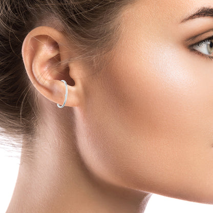 STERLING SILVER  EAR LOBE HUGGER STUDS