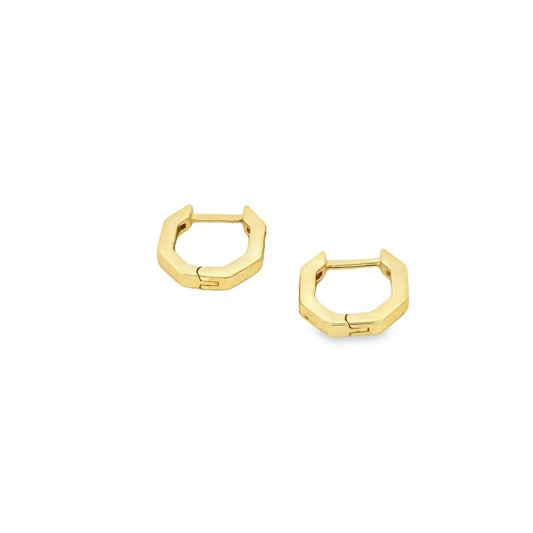 SILVER GOLD PLATED HUGGIES CTE14910GP