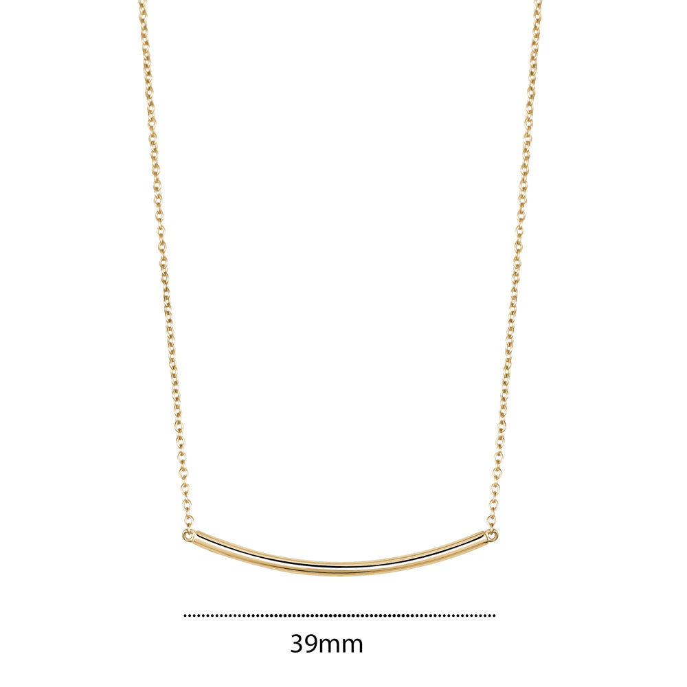 STERLING SILVER GOLD PLATED NECKLACE CTN1583