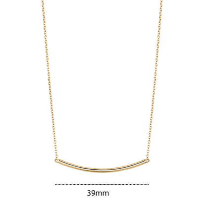 STERLING SILVER GOLD PLATED NECKLACE CTN1583