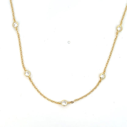 SILVER GOLD PLATED CHAIN CTN-4463GP