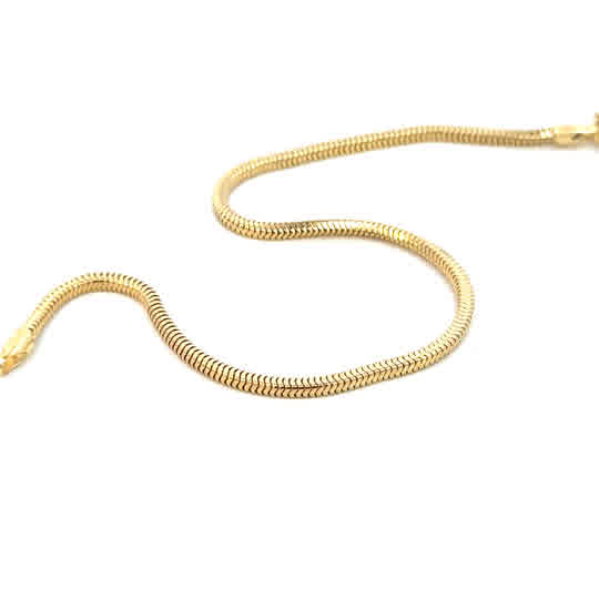 SILVER GOLD PLATED CHAIN 1 MICRON CTQ190GP