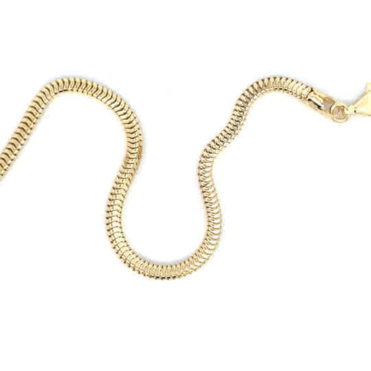 SILVER GOLD PLATED CHAIN 1 MICRON CTQ300GP