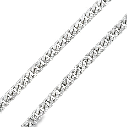 SILVER REVERSIBLE CUBAN CHAIN