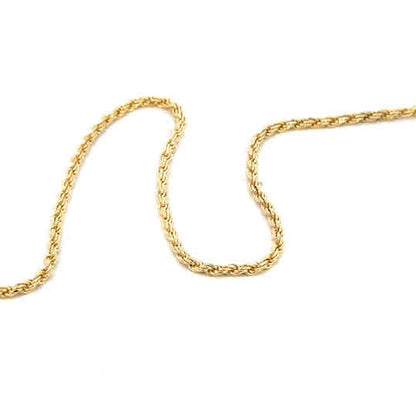 SILVER GOLD PLATED CHAIN 1 MICRON DC040GP