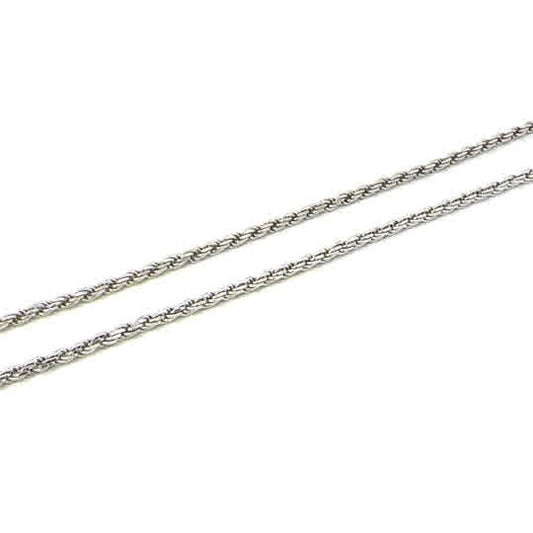 SILVER SOLID DC ROPE CHAIN 2.3MM