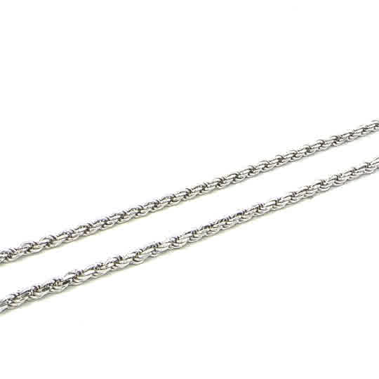 SILVER SOLID DC ROPE CHAIN 2.9MM