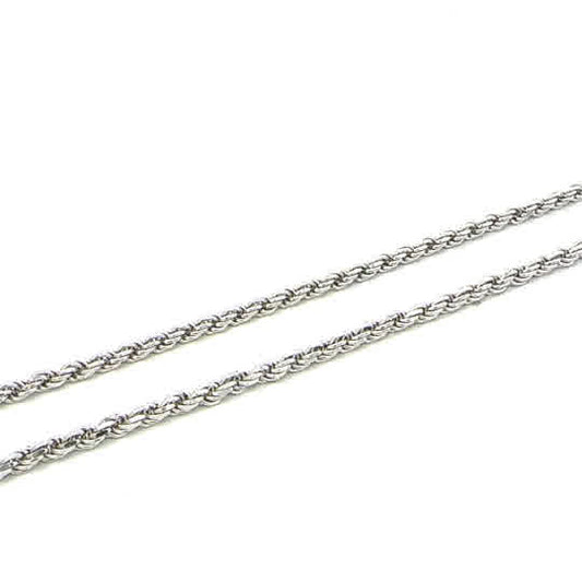 SILVER SOLID DC ROPE CHAIN 2.9MM