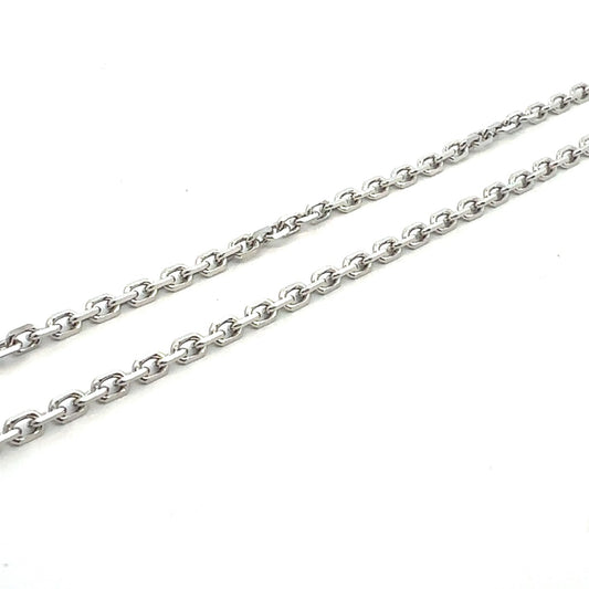 SILVER CABLE CHAIN 2.6MM FD080