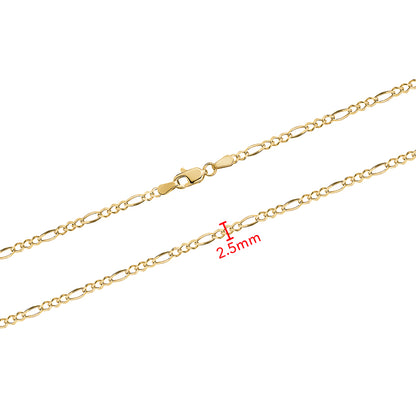 10KY FIGARO CHAIN 2.5MM