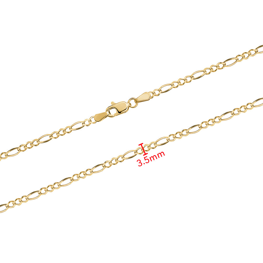 10KY FIGARO CHAIN 3.5MM