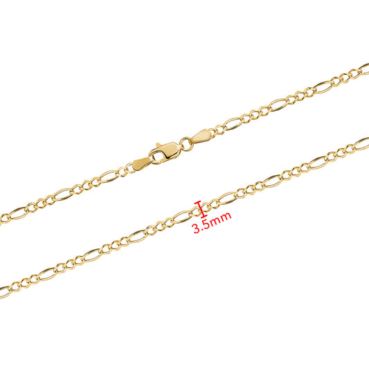 10KY FIGARO CHAIN 3.5MM