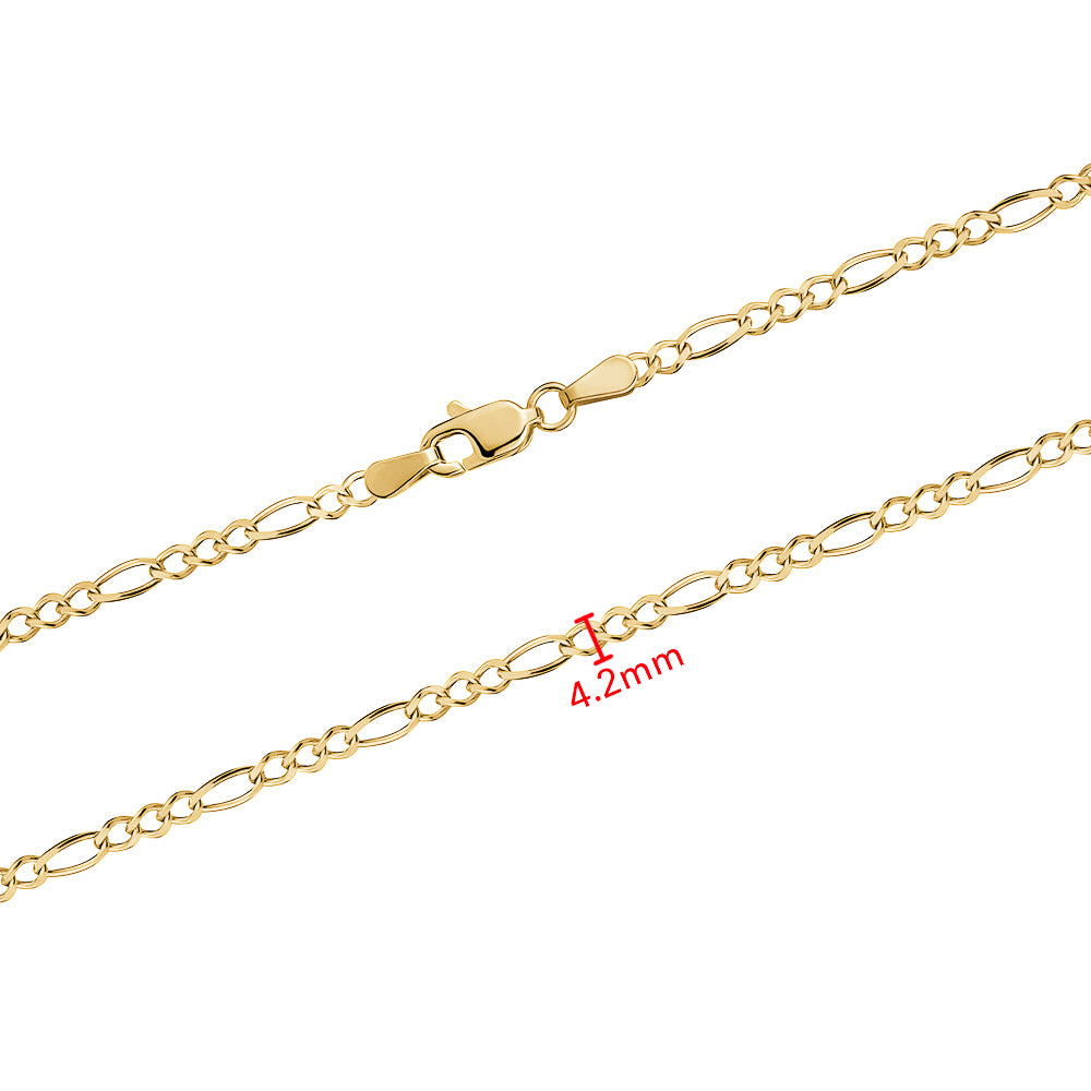 10KY FIGARO CHAIN 4.2MM