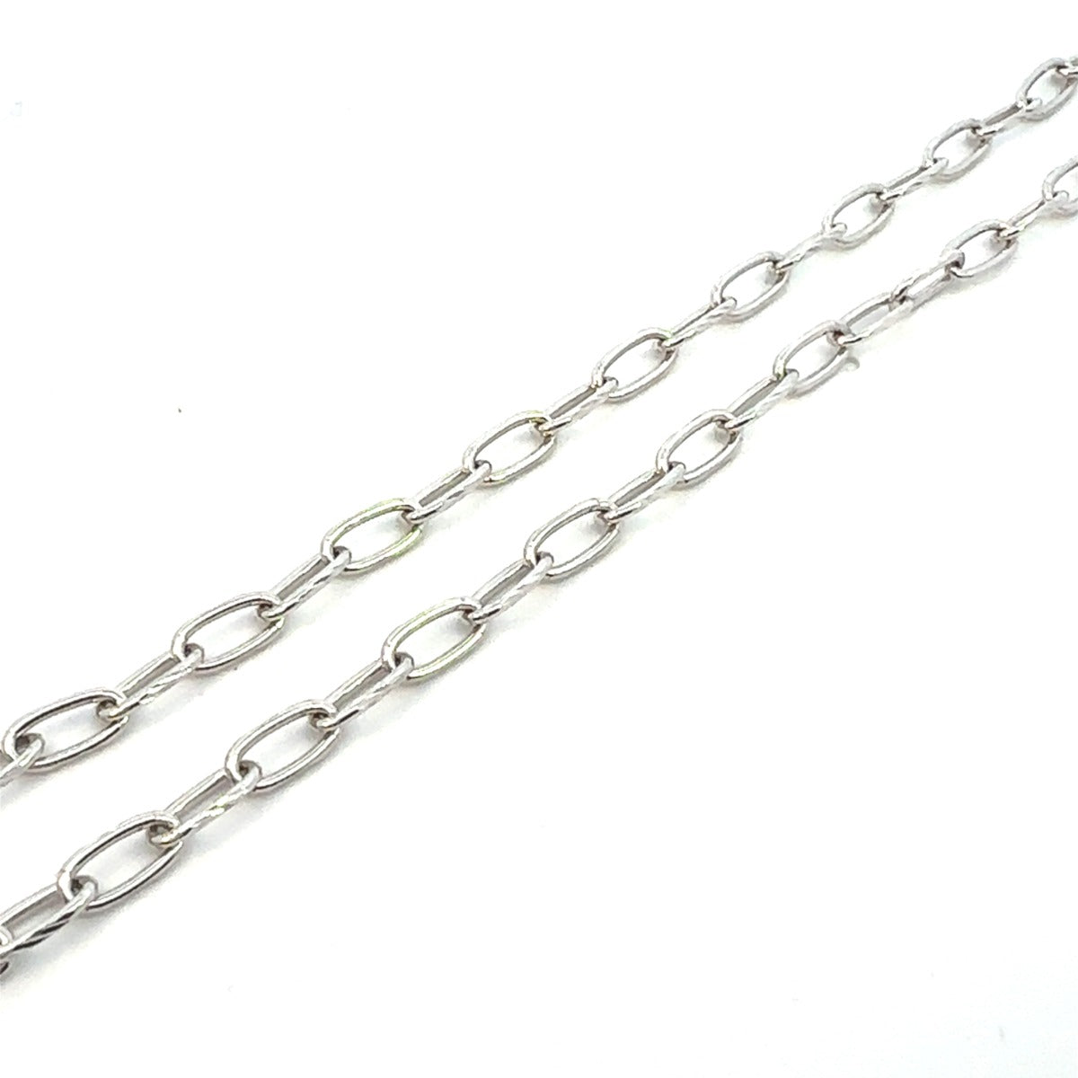 SILVER RHODIUM CABLE CHAIN FL80I129RH