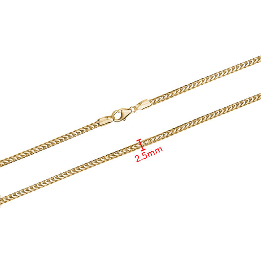 10KY FRANCO CHAIN 2.5MM