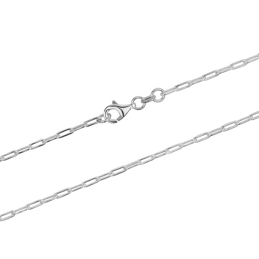 Paper Clip Chain Sterling Silver 3.8MM