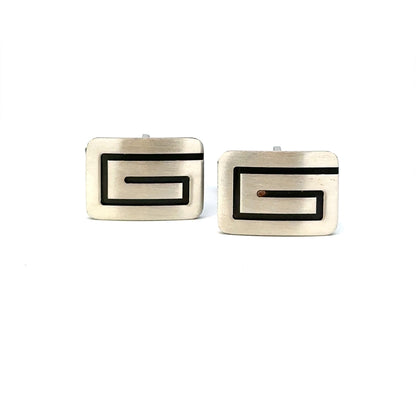 SILVER CUFF LINKS G-144