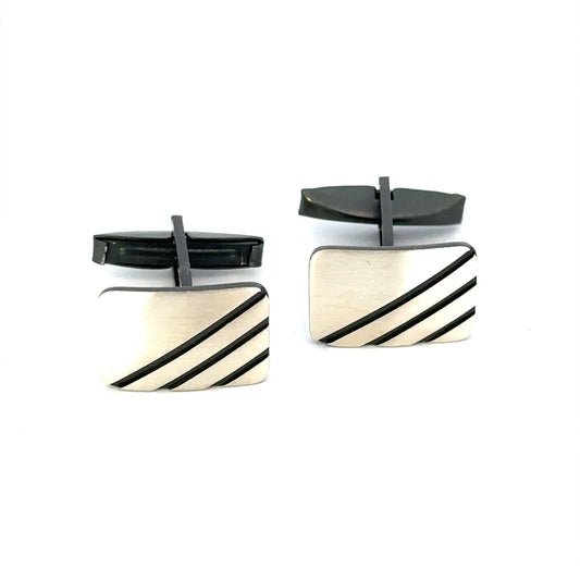 SILVER CUFF LINKS G-145