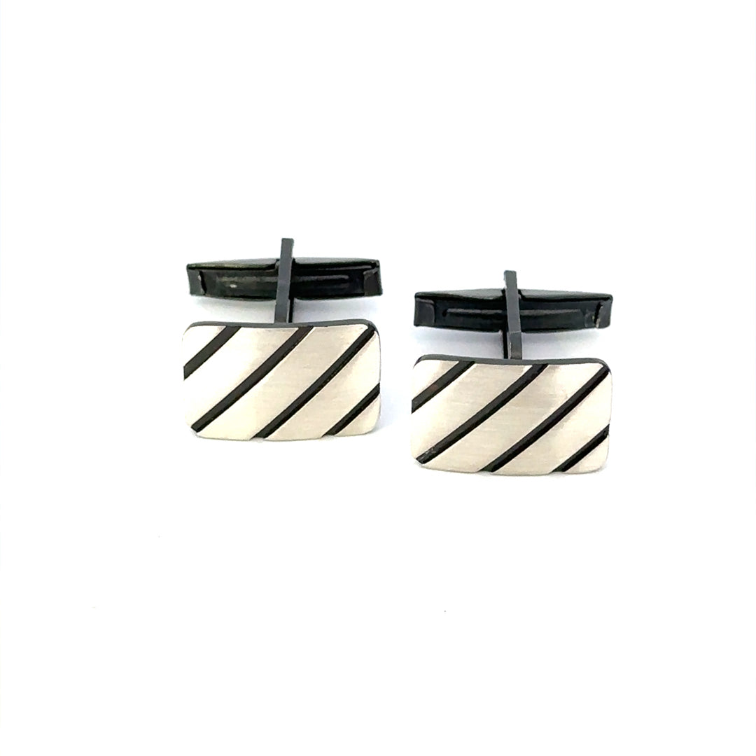 SILVER CUFF LINKS G-146