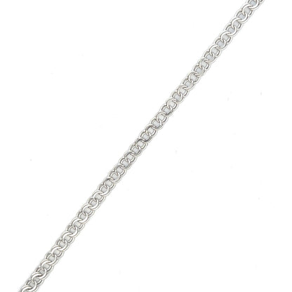 STERLING SILVER CLASSIC CHARM BRACELET GARY070RH