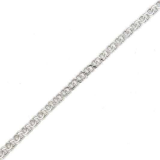 STERLING SILVER CLASSIC CHARM BRACELET GARY080RH