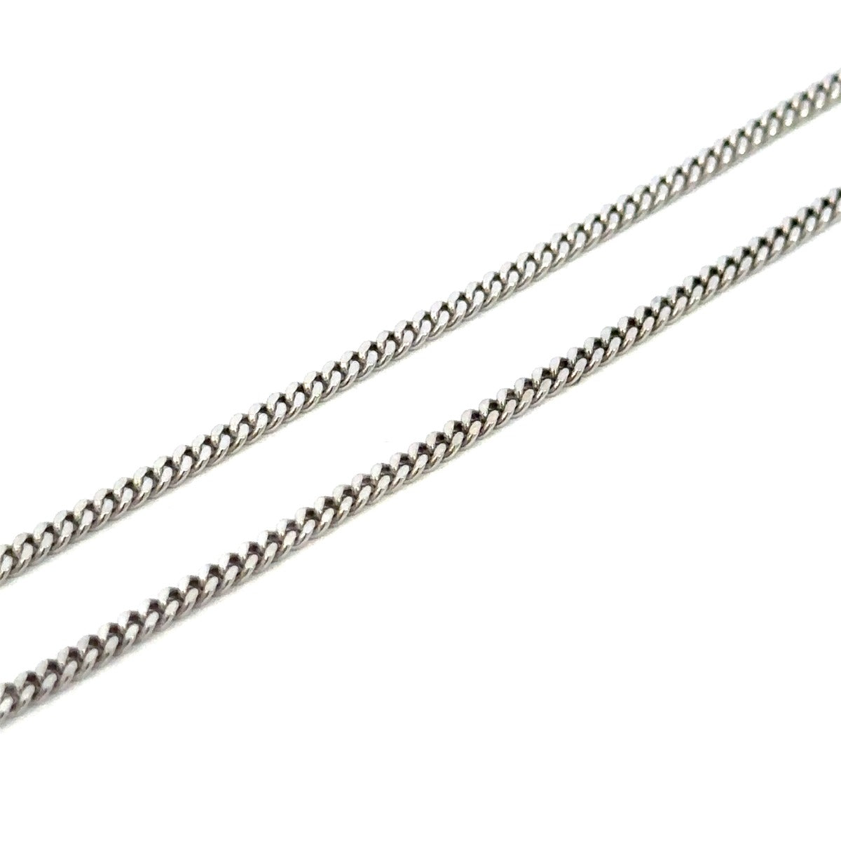 SILVER GOURMETTE CURB CHAIN 2.3MM