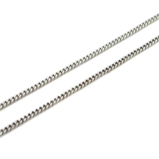 SILVER GOURMETTE CURB CHAIN 2.3MM