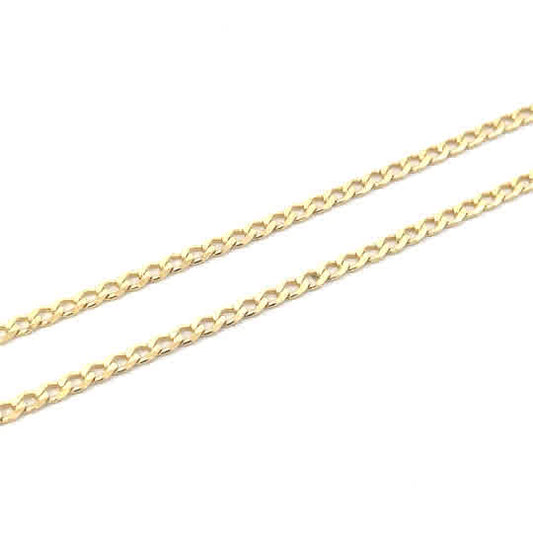 SILVER GOLD PLATED OPEN CURB 080