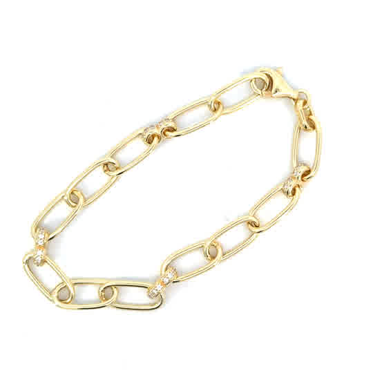 STERLING SILVER FANCY BRACELET GE24882