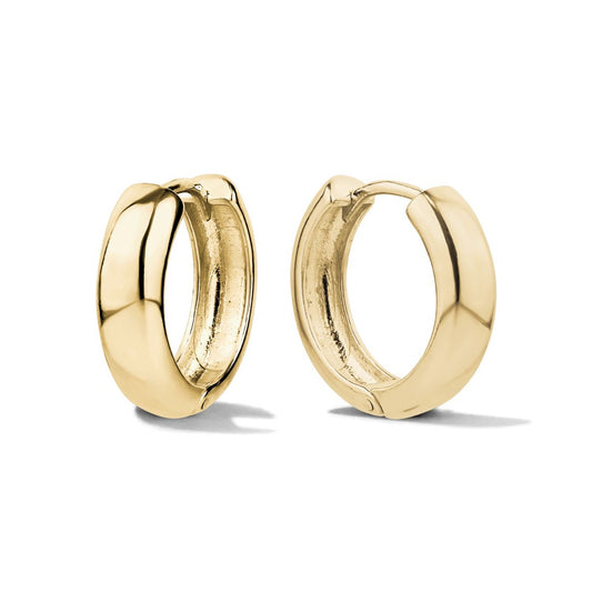 SILVER GOLD PLATED HUGGIE HOOPS HP 20MM