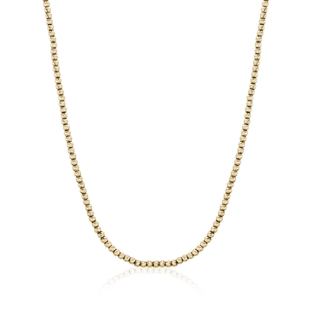 10k Yellow Gold DC Ball Chains