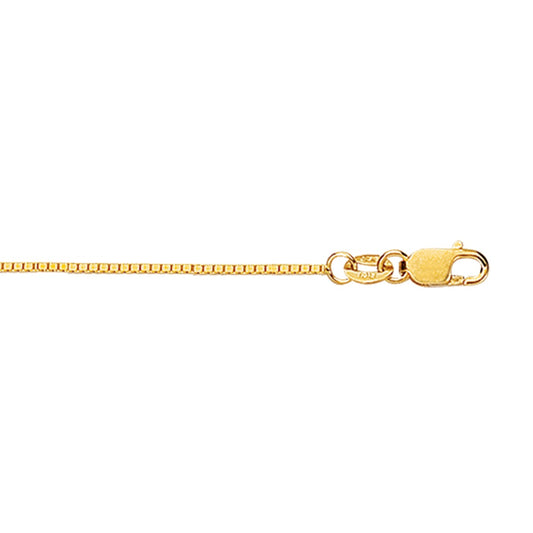 18KY FINE BOX CHAIN 0.78MM