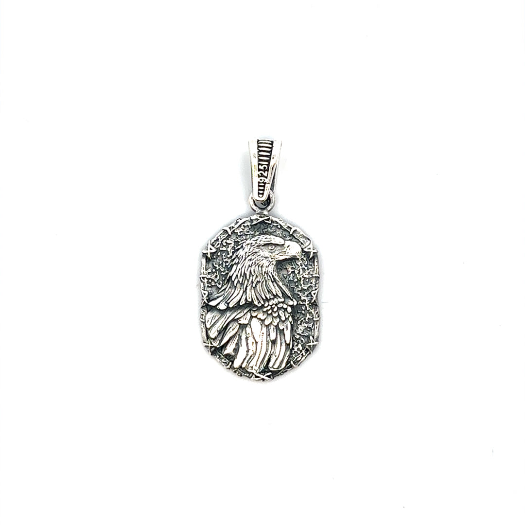 STERLING SILVER EAGLE HEAD KU1191
