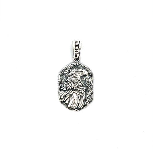 STERLING SILVER EAGLE HEAD KU1191