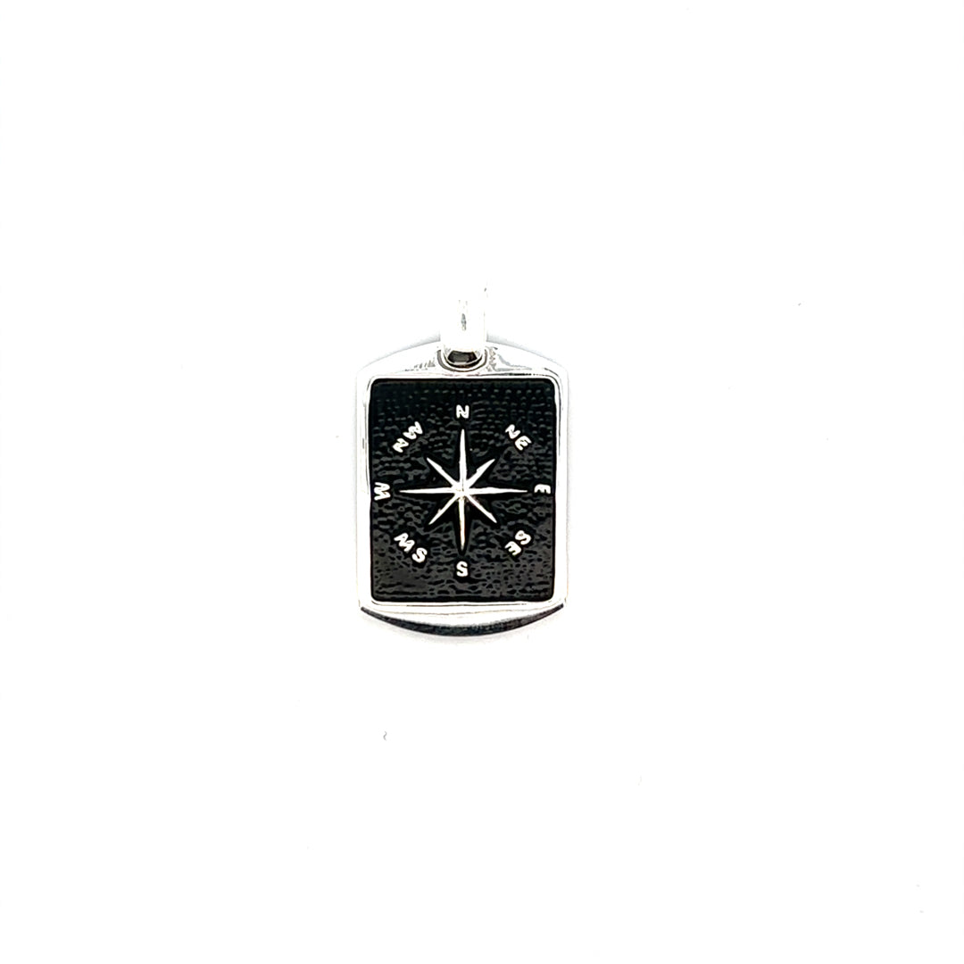 STERLING SILVER COMPASS PENDANT 1932